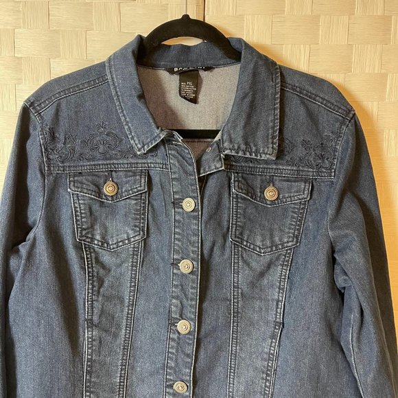 Baccini Jackets & Blazers - NWOT Baccini denim Jacket Petite XL